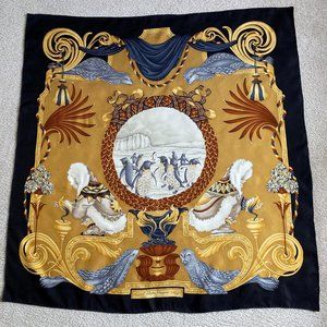 Vintage Ferragamo 100% silk scarf